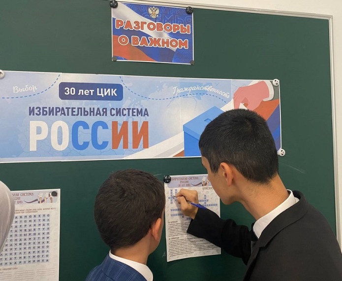 "Разговоры о важном" на тему: "Избирательная система России" (30 лет ЦИК).